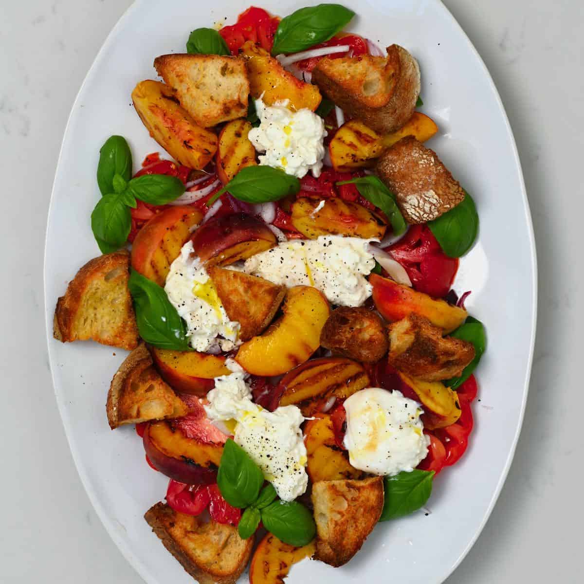 Grilled Peach Burrata Salad: Sweet & Savory Summer Perfection
